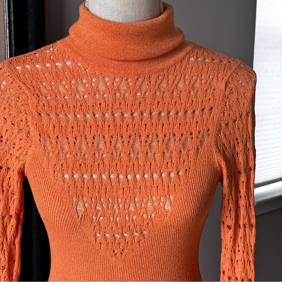 ARDEN B. Unique Stretchy Metallic Turtleneck  - Size Small - Picture 11 of 12